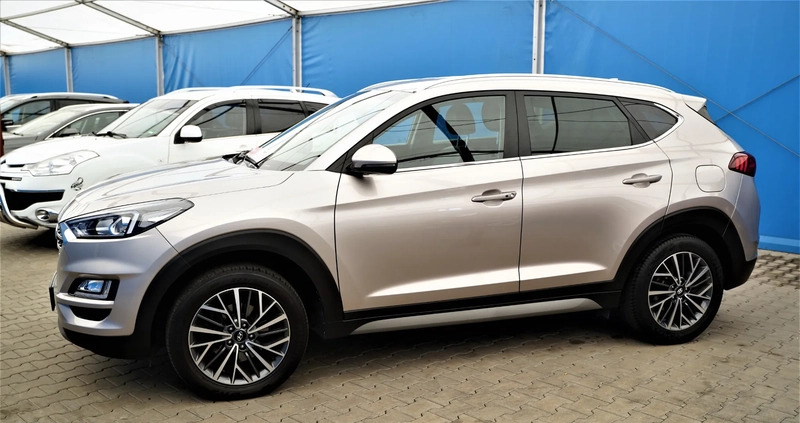 Hyundai Tucson cena 93990 przebieg: 80900, rok produkcji 2019 z Ryn małe 781